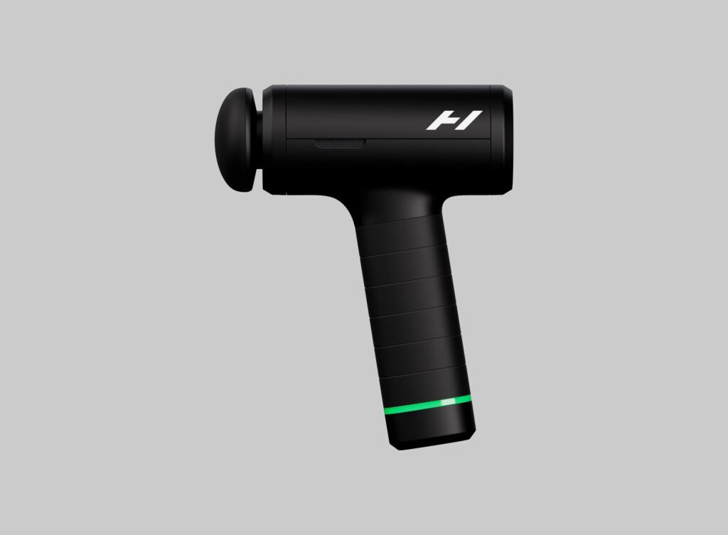 Pistolet do masażu Hypervolt 3 Pro Hyperice - widok z boku