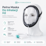Cechy maski pełnotwarzowej MitoHacker MitogenH2 AIR do inhalacji wodoru