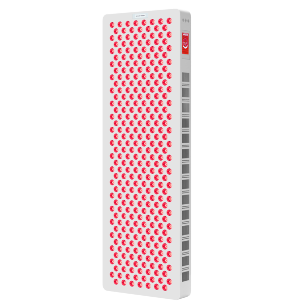 mitohacker-promax-1800-panel-czolowo Panel MitoHACKER PROMAX 1800 do terapii światłem RED i NIR - duży panel z ekranem, napis Red Light Therapy