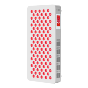 Panel MitoHACKER PROMAX 500 do terapii światłem RED i NIR - widok czołowy z ekranem