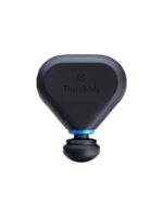 Theragun Mini Plus z logo Therabody na obudowie